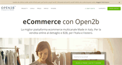 Desktop Screenshot of open2b.com